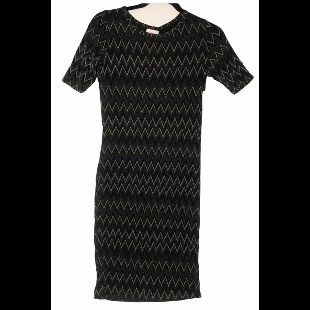 Lularoe Julia Elegant holiday dress sparkly XS